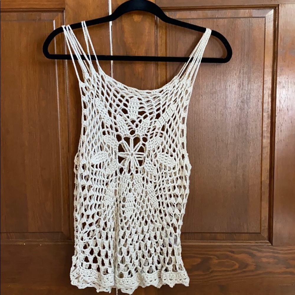 Altar’d State crochet tank top.